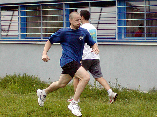 Milan Karlek sprintuje